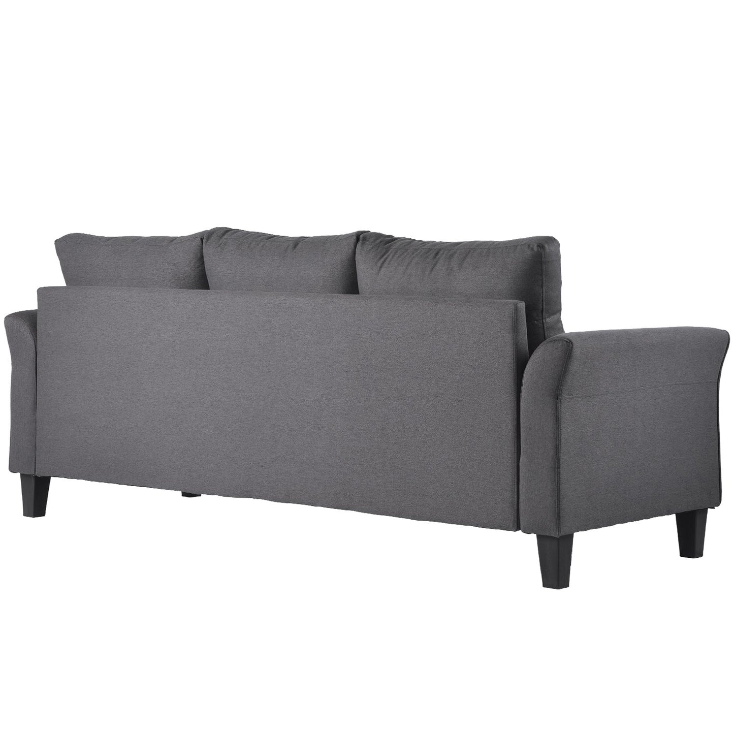 Polyester-blend 3 Pieces Sofa Set; Living Room Set